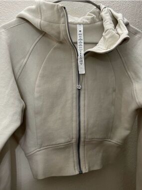 lululemon Full Zip Cropped Scuba Hoodie Size 4